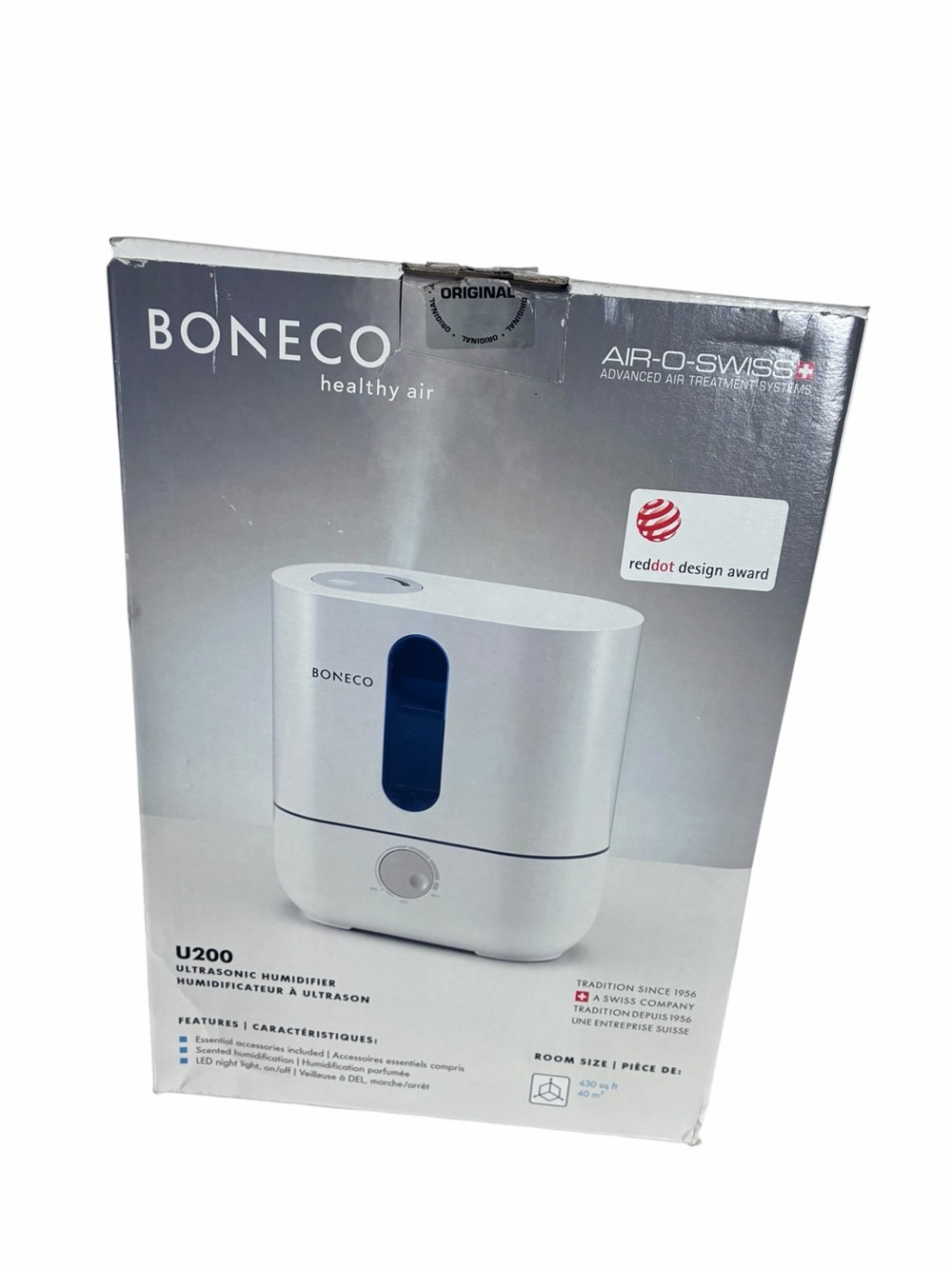 Boneco Healthy Air fine mist room size humidifier U200. New